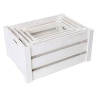 Small Foot houten opbergkistjes, set van 4