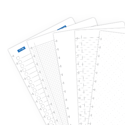 Set Extra Pagina's - A4 - mix bladen