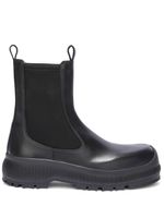 Jil Sander leather Chelsea boots - Noir - thumbnail