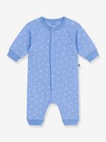 Lange baby-overall met kleine ankers print van PETIT BATEAU blauw Lange baby-overall met kleine ankers print van PETIT BATEAU blauw