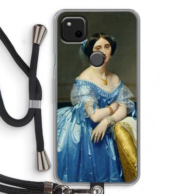 Eleonore: Pixel 4a Transparant Hoesje met koord