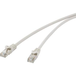 Renkforce RF-4724282 RJ45 Netwerkkabel, patchkabel CAT 5e F/UTP 15.00 m Grijs Snagless 1 stuk(s)