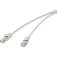 Renkforce RF-4724282 RJ45 Netwerkkabel, patchkabel CAT 5e F/UTP 15.00 m Grijs Snagless 1 stuk(s) - thumbnail