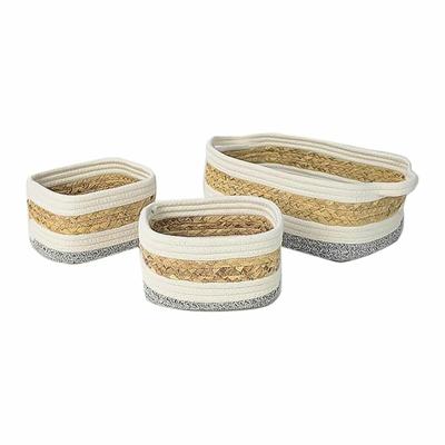 Decoratieve Doos DKD Home Decor Natuurlijke Vezel 33 x 23 x 13 cm