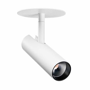 SG Tube Micro R wit 2700K dimbaar 680 lumen pendelarmatuur inbouw voor gaten van 68 tot 83nn