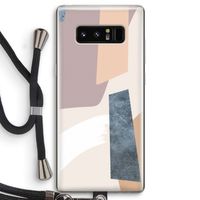 Luca: Samsung Galaxy Note 8 Transparant Hoesje met koord