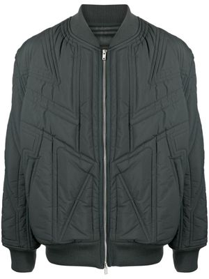 Y-3 veste bomber à design matelassé - Vert