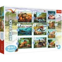 Trefl Puzzel 10in1 Mega Pack Dinosaurs 20-48 Stukjes Trefl Puzzel 10in1 Mega Pack Dinosaurs 20-48 Stukjes