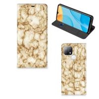 OPPO A15 | Standcase | Marmer Goud