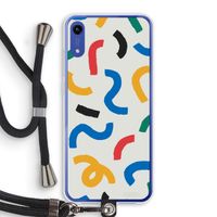 Illustratieve pop 2: Honor Play 8A Transparant Hoesje met koord