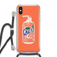 S(peach)less: iPhone XS Max Transparant Hoesje met koord