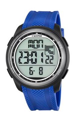 Horlogeband Calypso K5704-3 Kunststof/Plastic Blauw