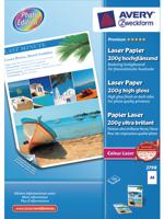 Avery-Zweckform Premium Laser Papier hochglänzend 2798 Laserprintpapier DIN A4 200 g/m² 100 vellen Wit - thumbnail