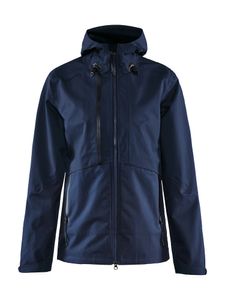 Craft 1907995 Block Shell Jacket Wmn - Dark Navy - XL