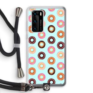 Donuts: Huawei P40 Transparant Hoesje met koord