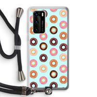Donuts: Huawei P40 Transparant Hoesje met koord