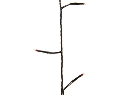 LED verlichting twinkle buiten 1350cm-180L zwart rood - Lumineo