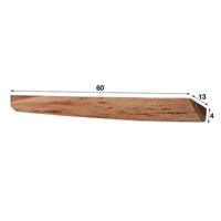 Hoyz - Wandschap Edge - 60cm - Set van 3 - Bruin - thumbnail