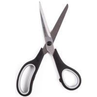 Benson huishoudschaar - RVS - keukenschaar - zwart/grijs - 20 cm