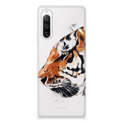 Smartphone hoesje Sony Xperia 10 IV Watercolor Tiger