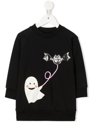 WAUW CAPOW by BANGBANG robe-pull Happy Ghost - Noir