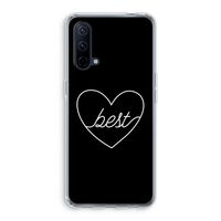 Best heart black: OnePlus Nord CE 5G Transparant Hoesje