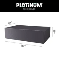 Platinum Aerocover tuinsetbeschermhoes 280x150xH85cm Platinum Aerocover tuinsetbeschermhoes 280x150xH85cm