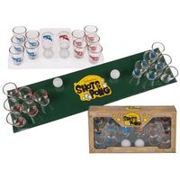 Vrijgezellenfeest drinkspelltjes shotjes pong   - - thumbnail
