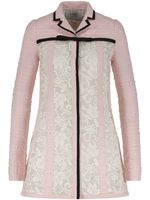Giambattista Valli chemise à fleurs brodées - Rose