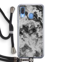 Onweer: Samsung Galaxy A40 Transparant Hoesje met koord