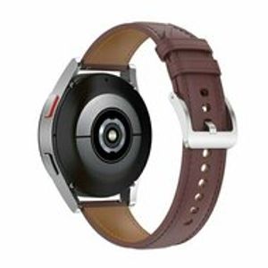 Garmin Venu 2 & 3 - Luxe leren bandje - Donkerbruin - leather