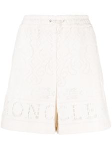 Moncler short à lien de resserrage - Blanc