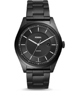 Horlogeband Fossil FS5425 Roestvrij staal (RVS) Zwart 22mm