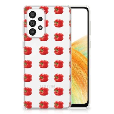 Samsung Galaxy A33 5G | Siliconen Case | Paprika Red