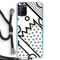 Pop Art #4: Oppo A72 Transparant Hoesje met koord