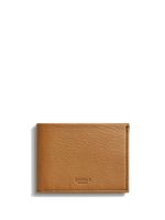 Shinola portefeuille pliant en cuir grainé - Marron