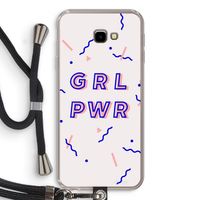 GRL PWR: Samsung Galaxy J4 Plus Transparant Hoesje met koord