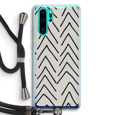 Marrakech Arrows: Huawei P30 Pro Transparant Hoesje met koord