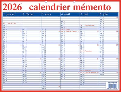 Aurora Memento 20 Franstalig, 2026