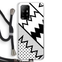 Pop Art #5: Oppo A95 5G Transparant Hoesje met koord