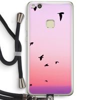 Fly away: Huawei Ascend P10 Lite Transparant Hoesje met koord