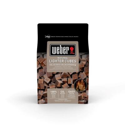Aanmaakblokjes 48 stuks bruin ecologisch - Weber