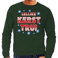 Foute Kersttrui sweater - Lelijke Kerst trui - groen - voor heren - kerstkleding / kerst outfit