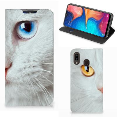 Samsung Galaxy A30 | Hoesje maken | Witte Kat