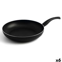 Pan Quid Hydra Zwart Metaal Bakeliet Ø 30 cm (6 Stuks)