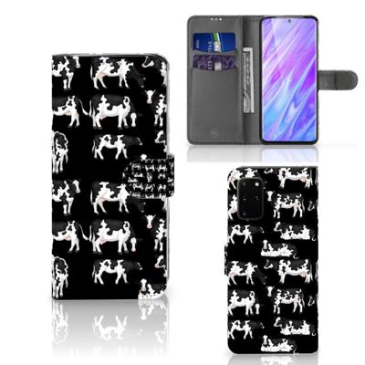 Samsung Galaxy S20 Plus | Telefoonhoesje | Met pasjeshouder | Koetjes