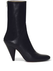 Proenza Schouler bottines Cone 85 mm en cuir - Noir