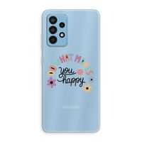 Happy days: Samsung Galaxy A52 Transparant Hoesje