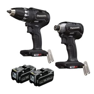 Panasonic Tools EYC231LJ2G Accu combiset 2-delig (EY74A3 + EY76A1) 14,4/18V 5.0Ah in Systainer