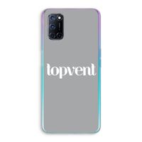 Topvent Grijs Wit: Oppo A52 Transparant Hoesje